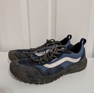Vans Shoes UltraRange Exo Hi MTE Blue Suede Sneaker Boots Size Mens 9.5 Women 11